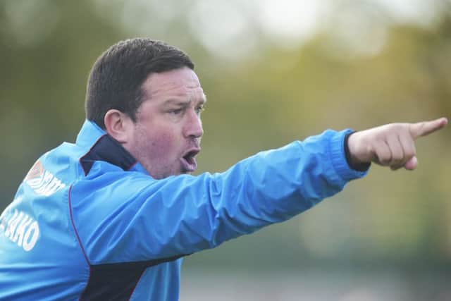 BELIEF: Guiseley manager Paul Cox