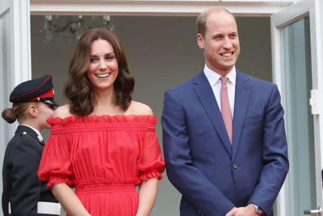 Duke and Duchess of Cambridge. PIC: PA