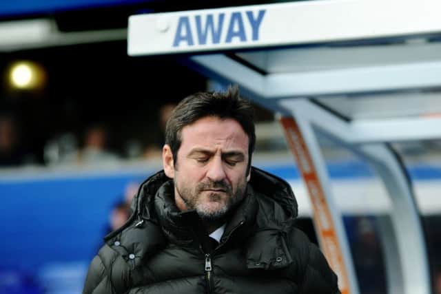 AWAY DAY BLUES: For Leeds United head coach Thomas Christiansen. Picture by Jonathan Gawthorpe.