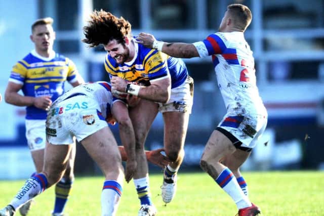 Anthony Mullally in action against Wakefield Trinity on Boxing Day.