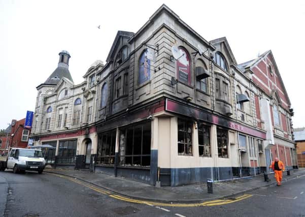 TRANSFORMATION PLAN: The Picture House was damaged by fire last year.