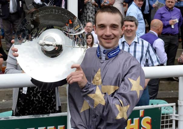 Former jockey George Chaloner, with the Northumberland Plate in 2014. PIC: John Giles/PA Wire