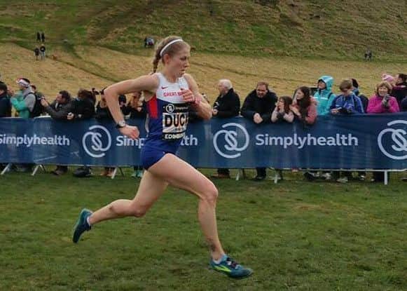 Yorkshire cross country champion, Claire Duck.