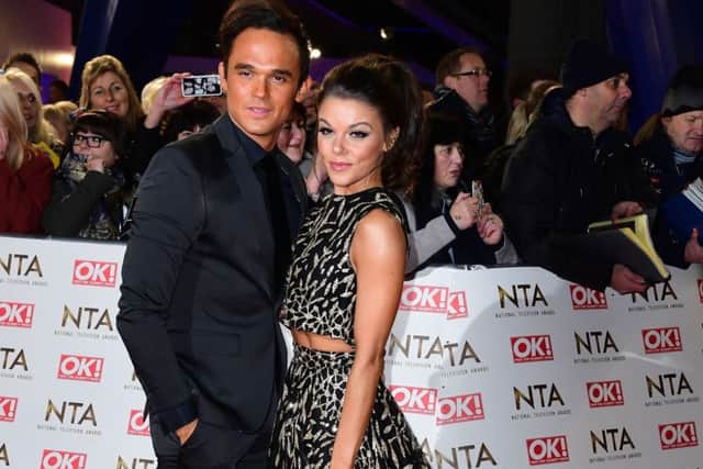 RESTORED CONFIDENCE: Musical theatre star Gareth Gates and Coronation Street actress Faye Brookes.
