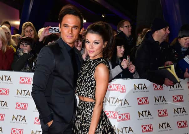 RESTORED CONFIDENCE: Musical theatre star Gareth Gates and Coronation Street actress Faye Brookes.