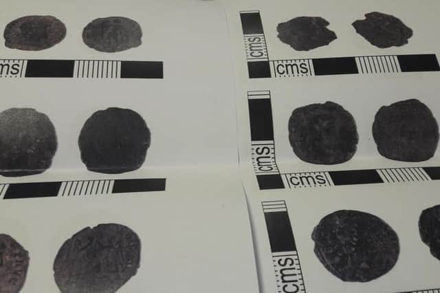 Some of the coins. Pictures supplied by Wakefield Coroner's Court.