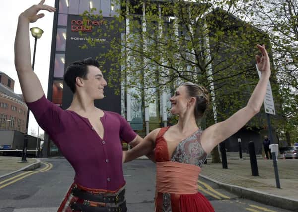 DANCE WITH DESTINY: Tom Holdsworth and Hannah Bateman of Northern Ballet at a Leeds2023 promotional event last year. PIC: Steve Riding