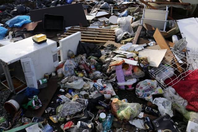 Fly-tipping.