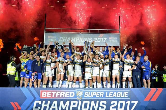 2017 Super League Champions Leeds Rhinos