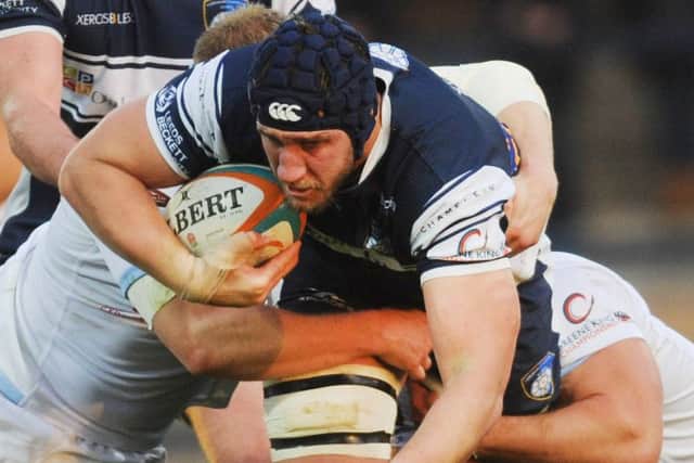 Carnegie try scorer, Mike Myerscough. PIC: Steve Riding