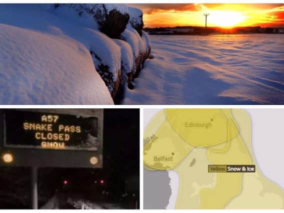 Yorkshire is braced for three days of snow and high winds.