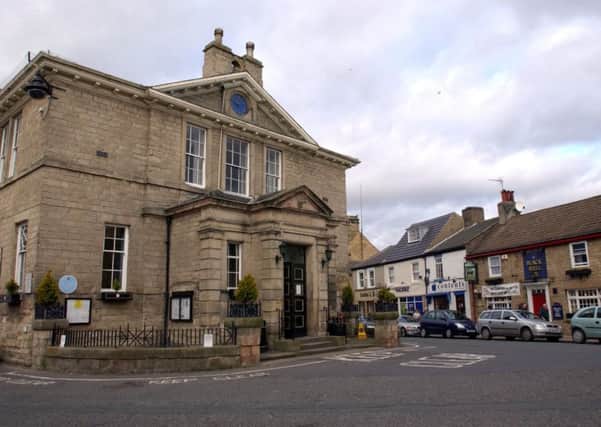 The Town Hall and Market Square, Wetherby.