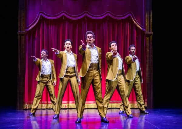 The Temptations, in Motown The Musical. Pic cred: Tristram Kenton