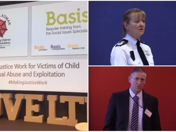 Speakers at the conference included West Yorkshire Police's Chief Constable Dee Collins and Det Sgt Andy Pollard.