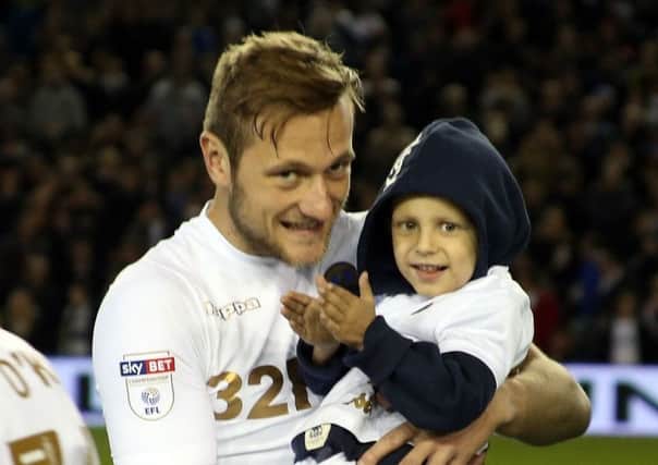 WE'VE DONE IT: Liam Cooper and Toby Nye.