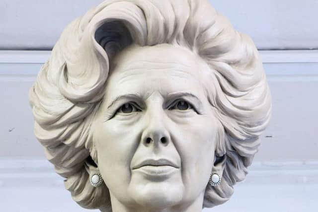Sculptor Douglas Jennings' statue of Margaret Thatcher, as proposals for a statue of the former prime minister in Parliament Square look set to be rejected because there are too many monuments in the area. PA