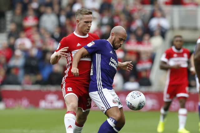 Adam Forshaw playing for Middlesbrough against Sheffield United earlier this season (Picture: Simon Bellis/Sportimage)