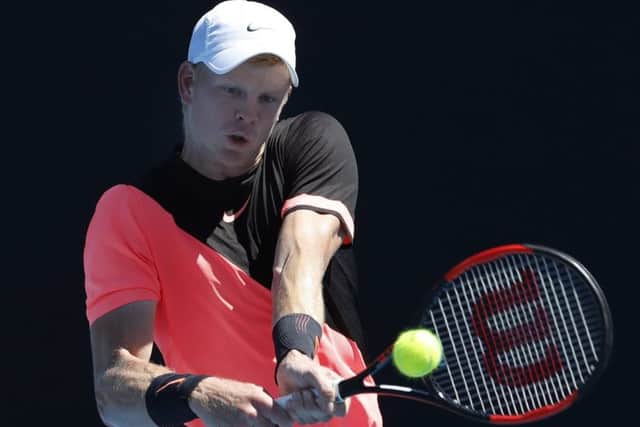 Into the last eight: Yorkshire's Kyle Edmund.