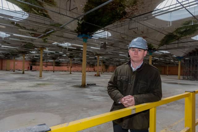 Date: 11th January 2018.
Picture James Hardisty.
Temple Works, Marshall Street, Holbeck, Leeds. Pictured Jonathan Kenny, Development Director for CEG, owners of the building.