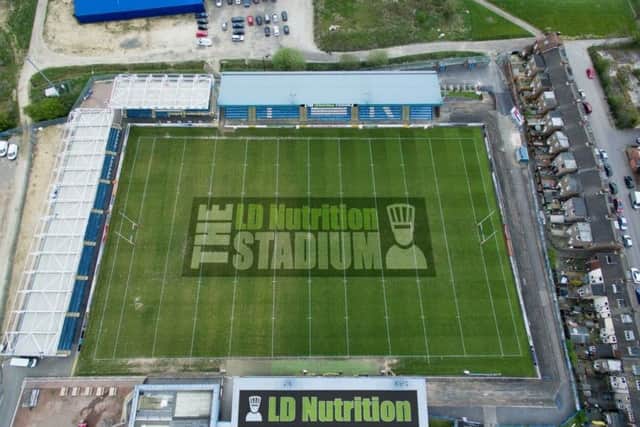 Featherstone Rovers' LD Nutrition Stadium.