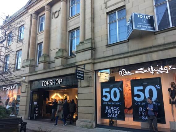 Tophshop Harrogate remained open over Christmas, but closed its doors for trading last week.