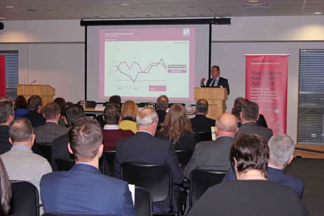 The Sheffield City Region Quarterly Economic Survey breakfast at The Source, Meadowhall.
