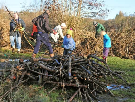 Volunteers at Rodley Nature Reserve in 2015. Picture: Tony Johnson.