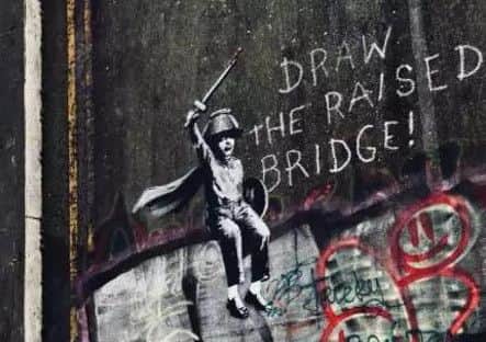 A real Banksy? Picture by @ChloeMorris_13