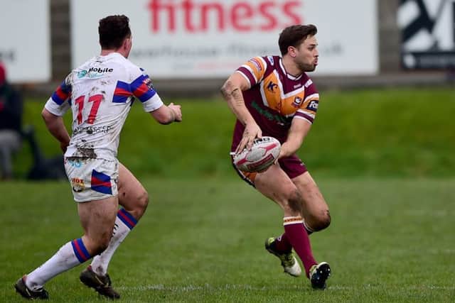 Batley Bulldogs' co-captain, Patch Walker, in pre-season action against Wakefield Trinity. PIC: Paul Butterfield