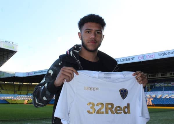 Tyler Roberts, pictured at Elland Road. Picture: LUFC