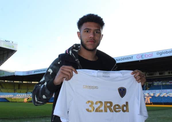 Tyler Roberts, pictured at Elland Road. PIC: LUFC