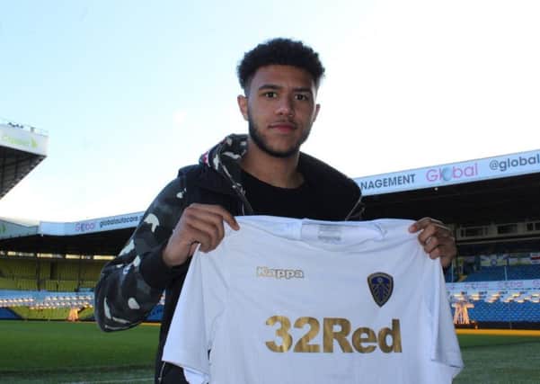 Tyler Roberts is unveiled at Leeds United (Pictures: Andrew Varley)