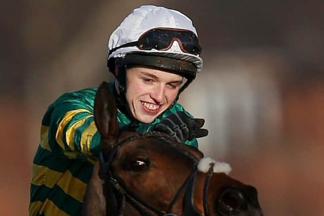 Jockey Patrick Cowley. PIC: David Davies/PA Wire