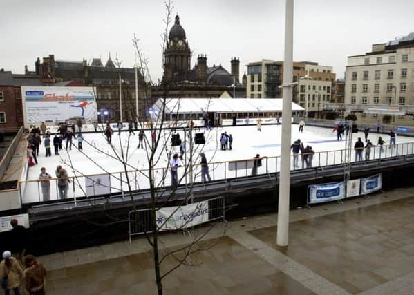 JANUARY 2003: The Ice Cube in Millennium Square. PIC: Jonathan Gawthorpe