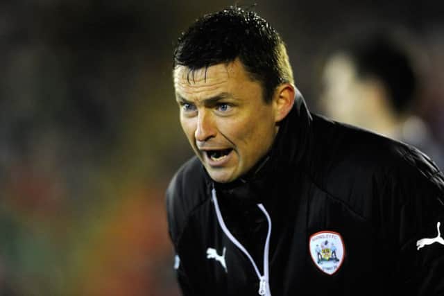 Paul Heckingbottom when in charge at Barnsley