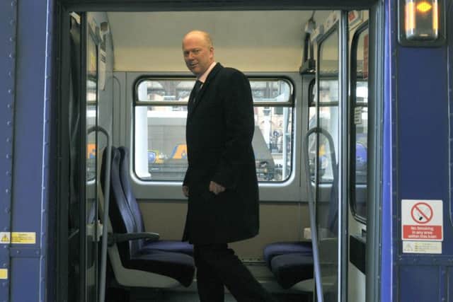 QUESTIONS: Transport Secretary Chris Grayling.