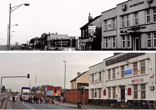 PAST AND PRESENT: York Road shown (above) in 1970 and more recently (below).