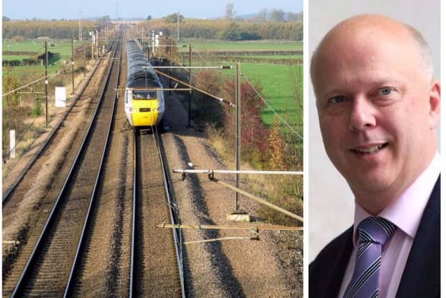 Transport Secretary Chris Grayling must take responsibility for the East Coast Mainline shambles.