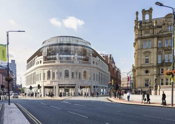 An image of how the redeveloped building will look.