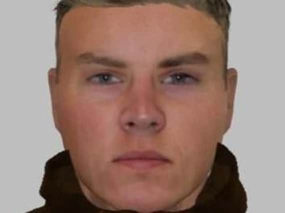 Police are looking for a person who resembles this e-fit.