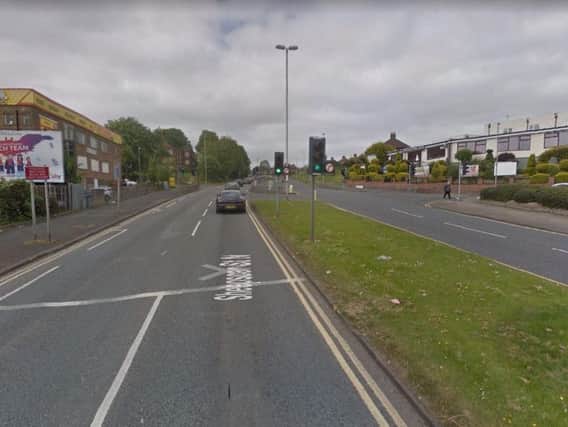 The collision happened on the A61 where Sheepscar Street North turns into Scott Hall Road. Picture: Google
