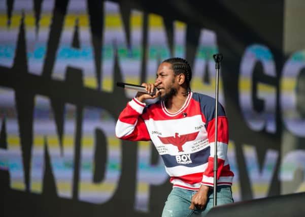 Rapper Kendrick Lamar. PIC: PA