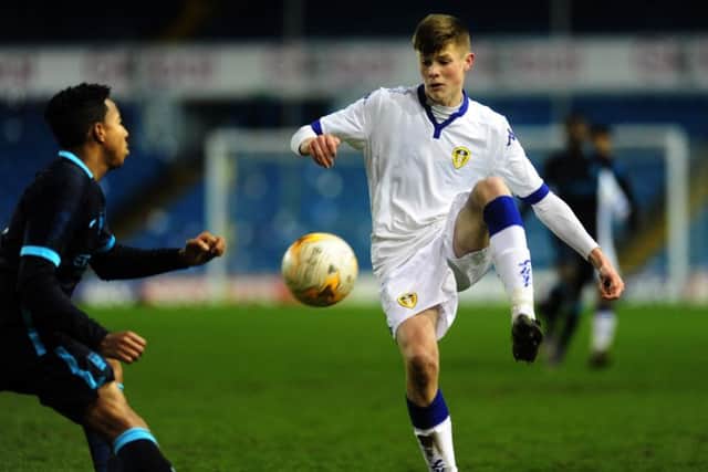 Tom Pearce scored in a 5-1 win for Leeds United Under-23s against Nottingham Forest last Friday. PIC: Jonathan Gawthorpe