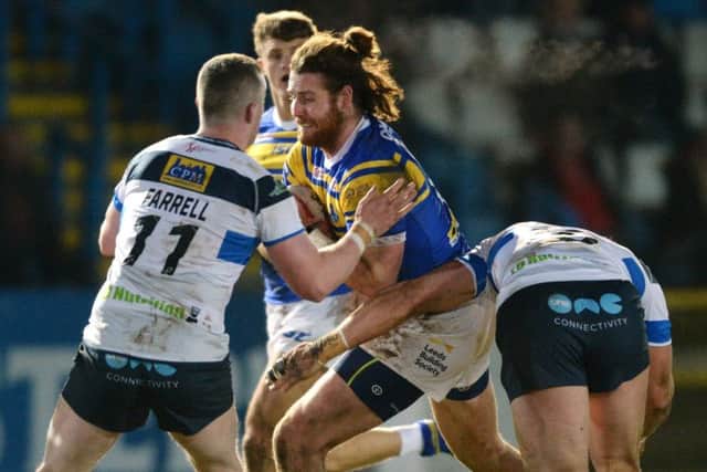 Injury-sidelined Leeds Rhinos prop, Anthony Mullally. PIC: Bruce Rollinson