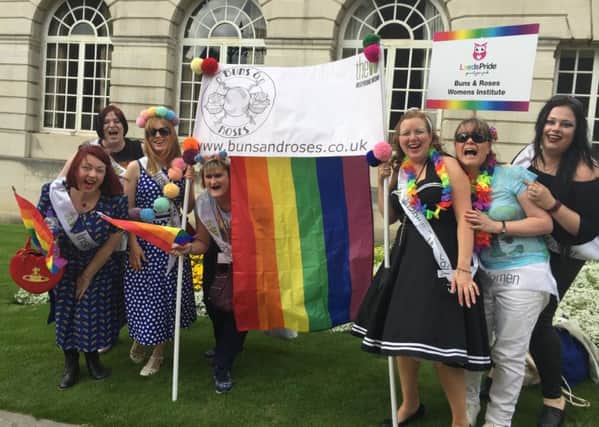 CAMPAIGN: The Leeds WI ladiers make their voice heard at Leeds Pride.