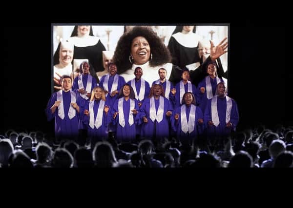 BACKING: Uplifted Voices choir will provide live backing track for the Sister Act screening in Leeds.