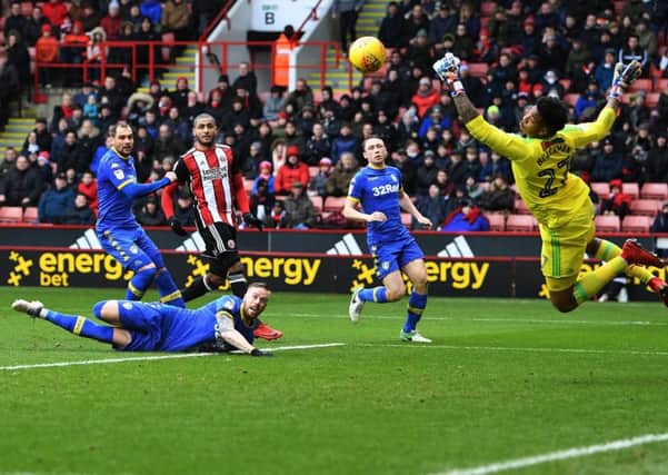 Pontus Jansson went close with a first-half header at Sheffield United last time out. PIC: Jonathan Gawthorpe