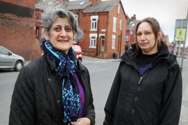 Kauser Jan and Sarah Lloyd, right, have worked together to raise awareness of the dangers of carrying knives.