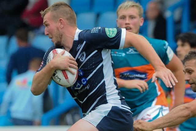 Double try scorer at London Broncos, Josh Hardcastle. PIC: James Hardisty