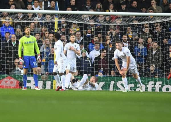 FAMILIAR TALE: Leeds United again find themselves 1-0 down against Bristol City.